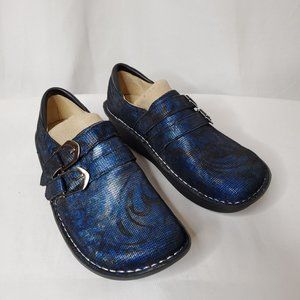 Alegria Alli Blue Twist Clogs Nurse Clogs NWOT